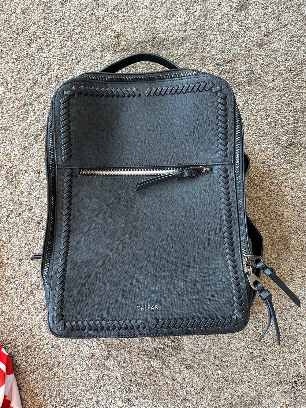 Calpak Kaya Backpack with Woven Trim Detailing